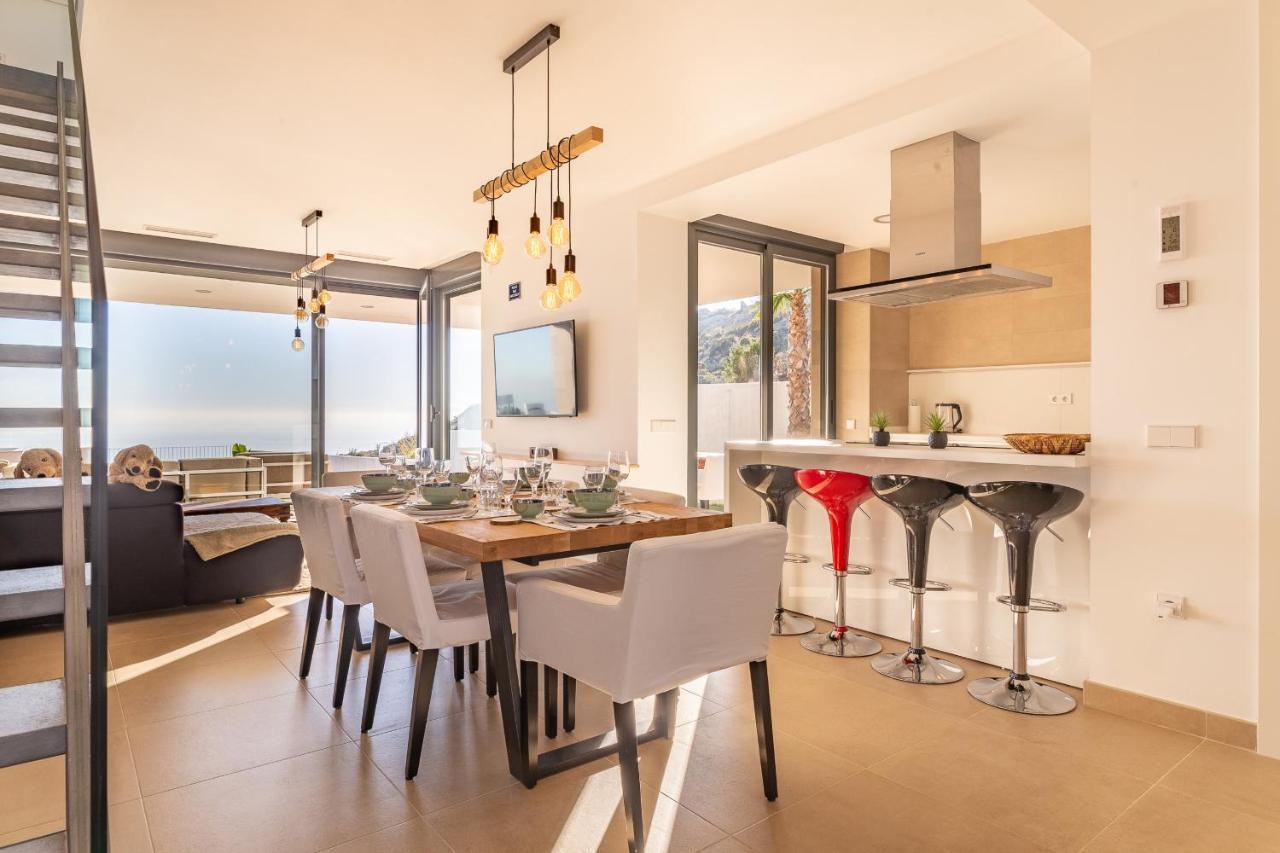 2260-Luxury Villa With Private Pool And Seaview Manilva Buitenkant foto
