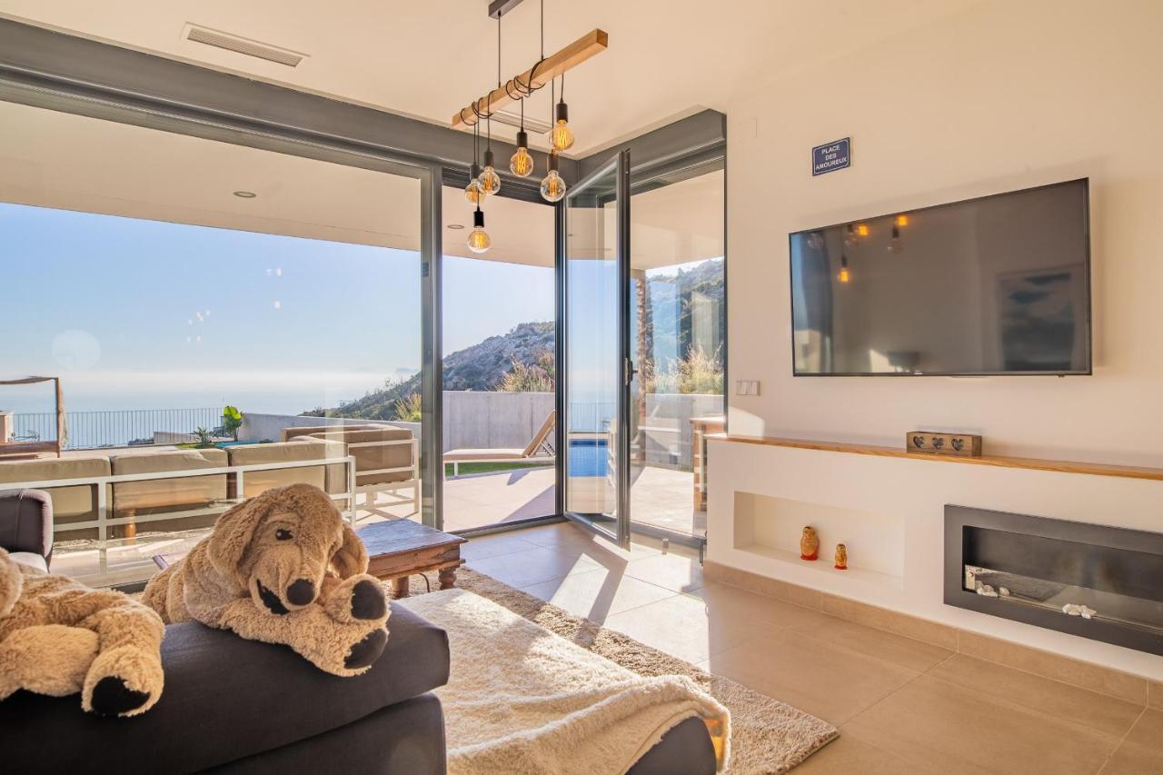 2260-Luxury Villa With Private Pool And Seaview Manilva Buitenkant foto