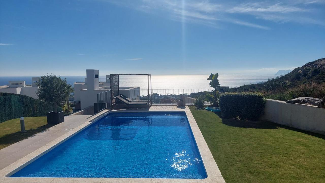 2260-Luxury Villa With Private Pool And Seaview Manilva Buitenkant foto