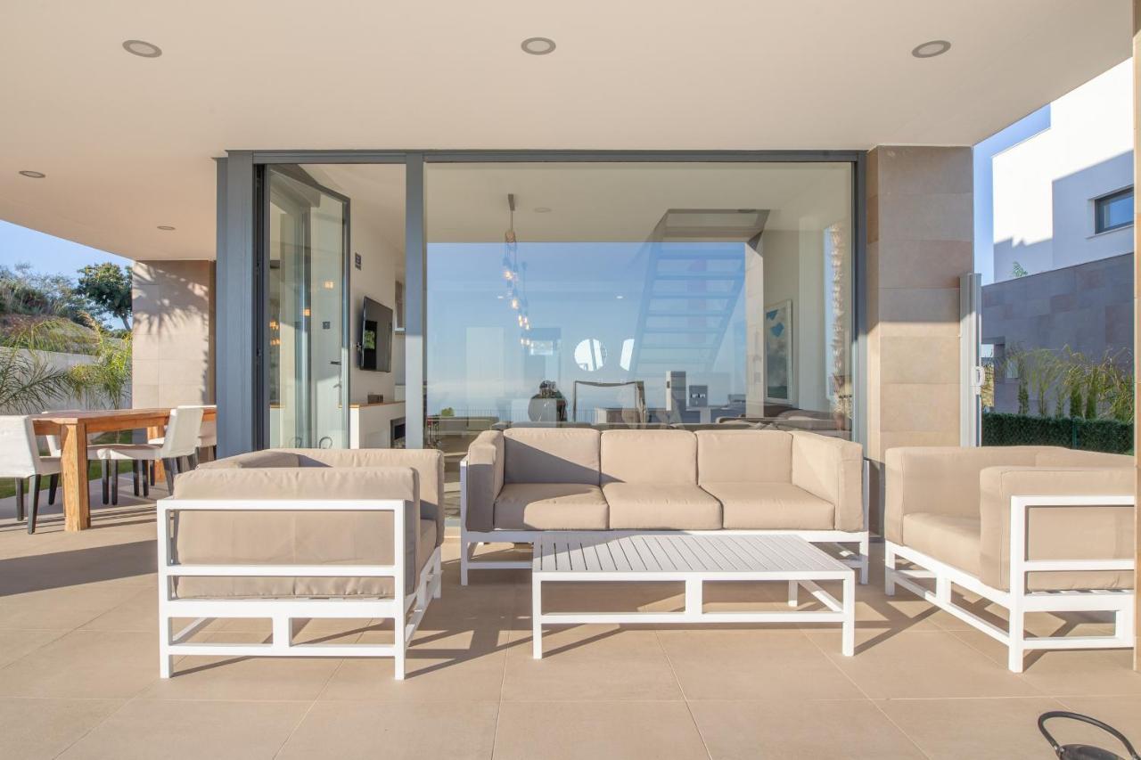 2260-Luxury Villa With Private Pool And Seaview Manilva Buitenkant foto